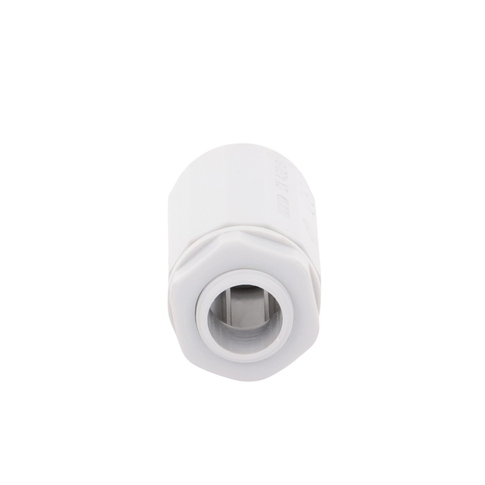 Conector de tubería rígida a caja (Racor), PVC Auto-extinguible, de 16 mm