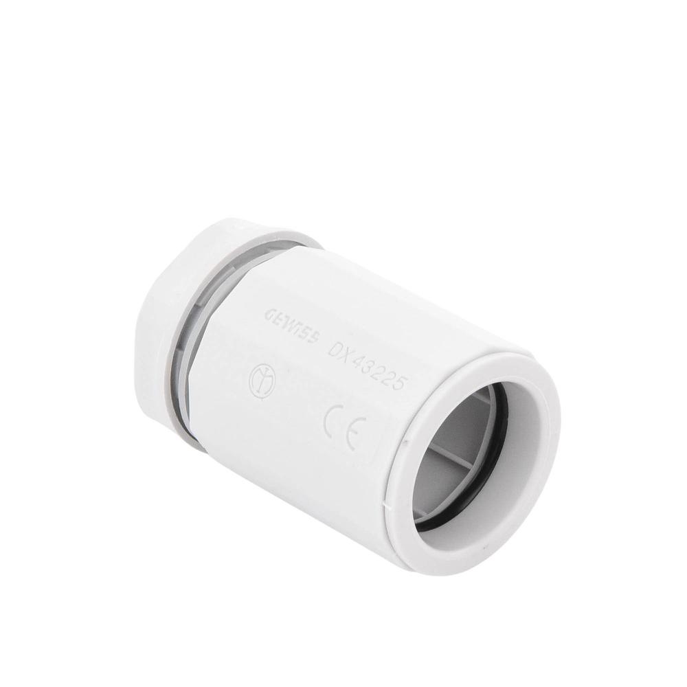 Conector de tubería rígida a caja (Racor), PVC Auto-extinguible, de 50 mm