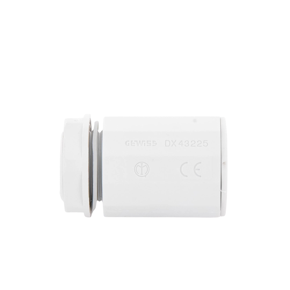 Conector de tubería rígida a caja (Racor), PVC Auto-extinguible, de 50 mm
