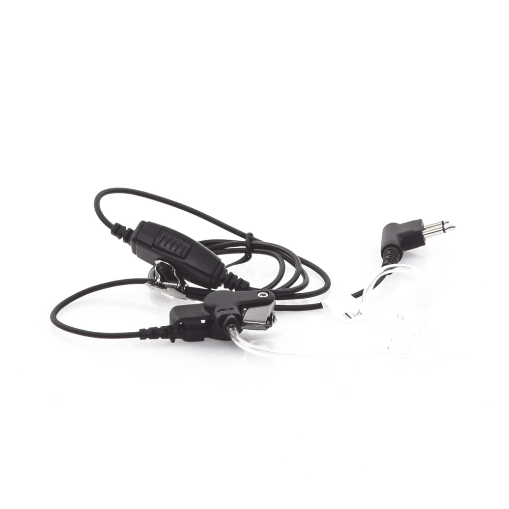 Micrófono-Audífono de 1 cable con tubo acústico para Motorola DEP450, EP450, MAGONE y Hytera series TC500/600/700, PD506