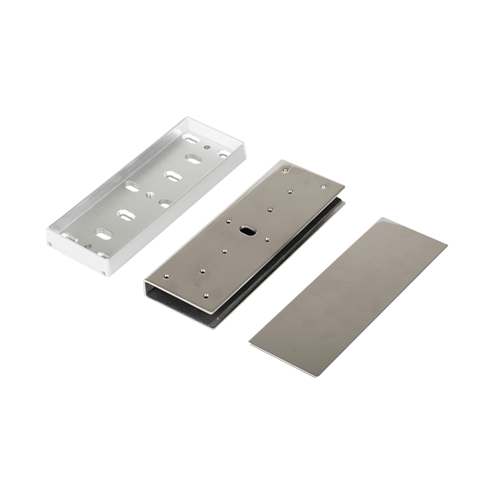 Montaje en U para Puertas de Vidrio / Ajustable de 9-13 mm / Compatible con Electroimanes Secolarm de 600 Lb