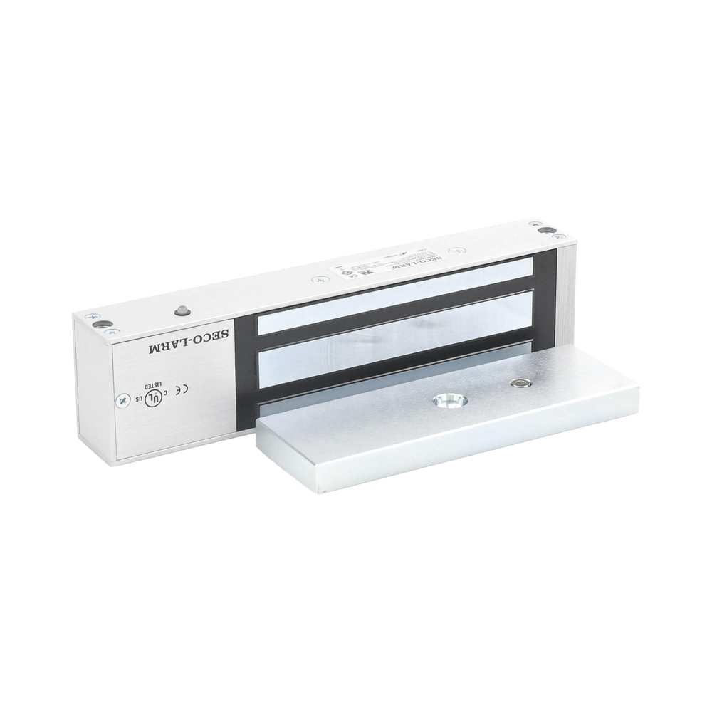 1200 lb Electromagnetic Lock - Hold-Down Sensor, LED, UL Listed