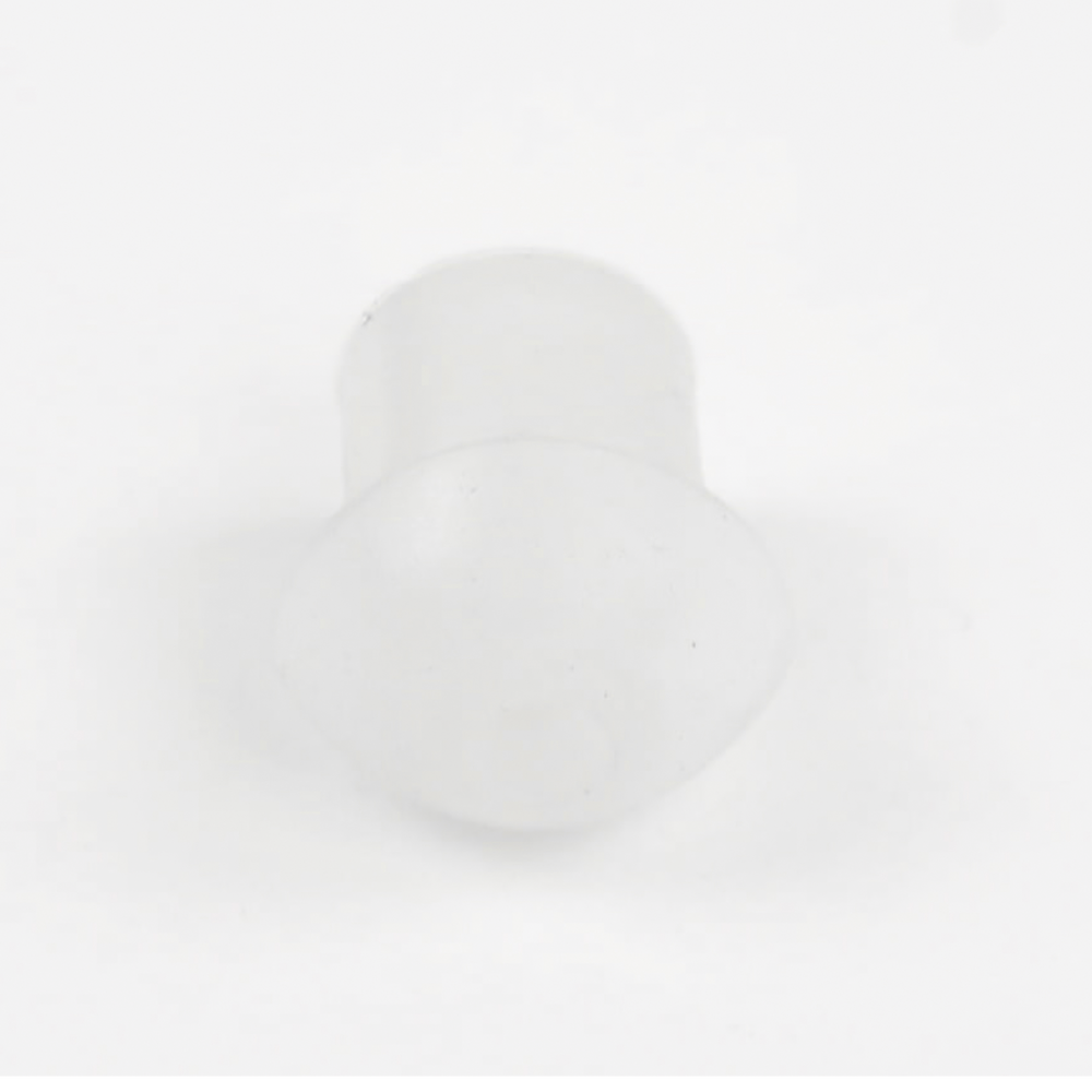 Hypoallergenic transparent ear insert