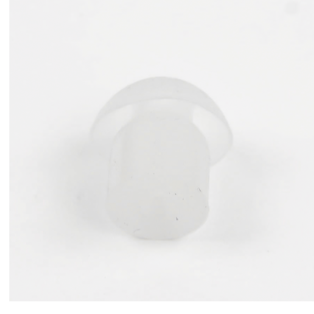 Hypoallergenic transparent ear insert