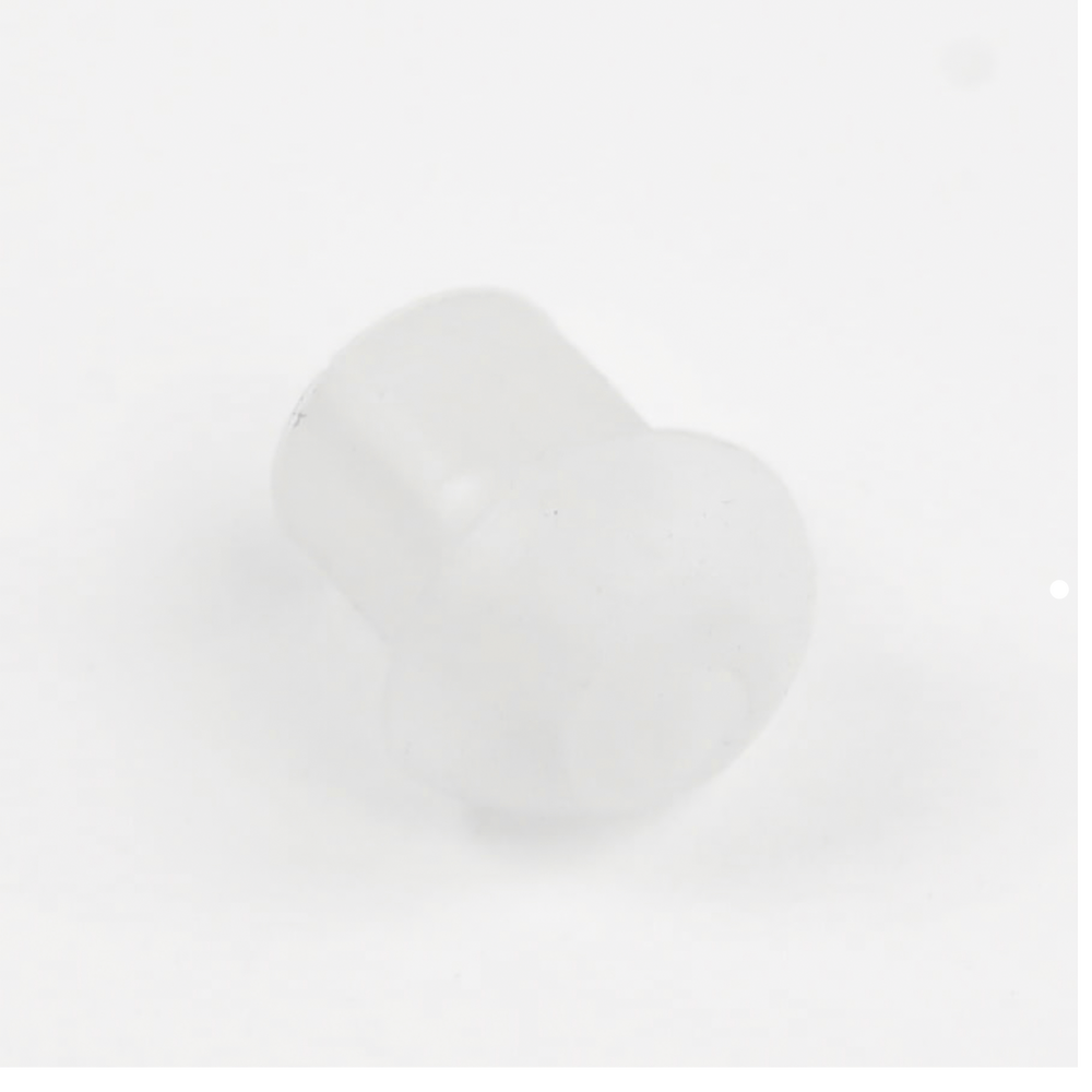 Hypoallergenic transparent ear insert