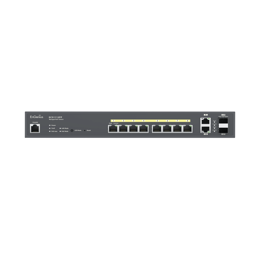 Cloud-Managed 8-Port 130W Gigabit PoE+ Switch