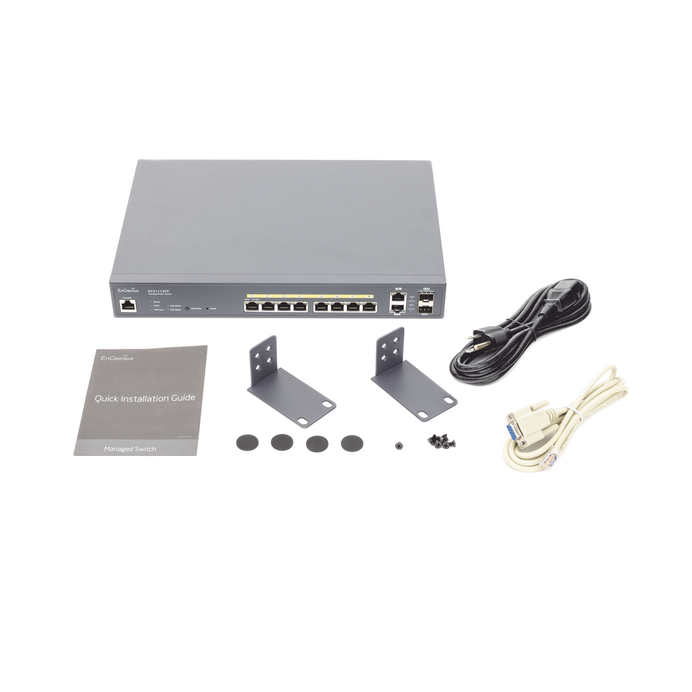 Cloud-Managed 8-Port 130W Gigabit PoE+ Switch