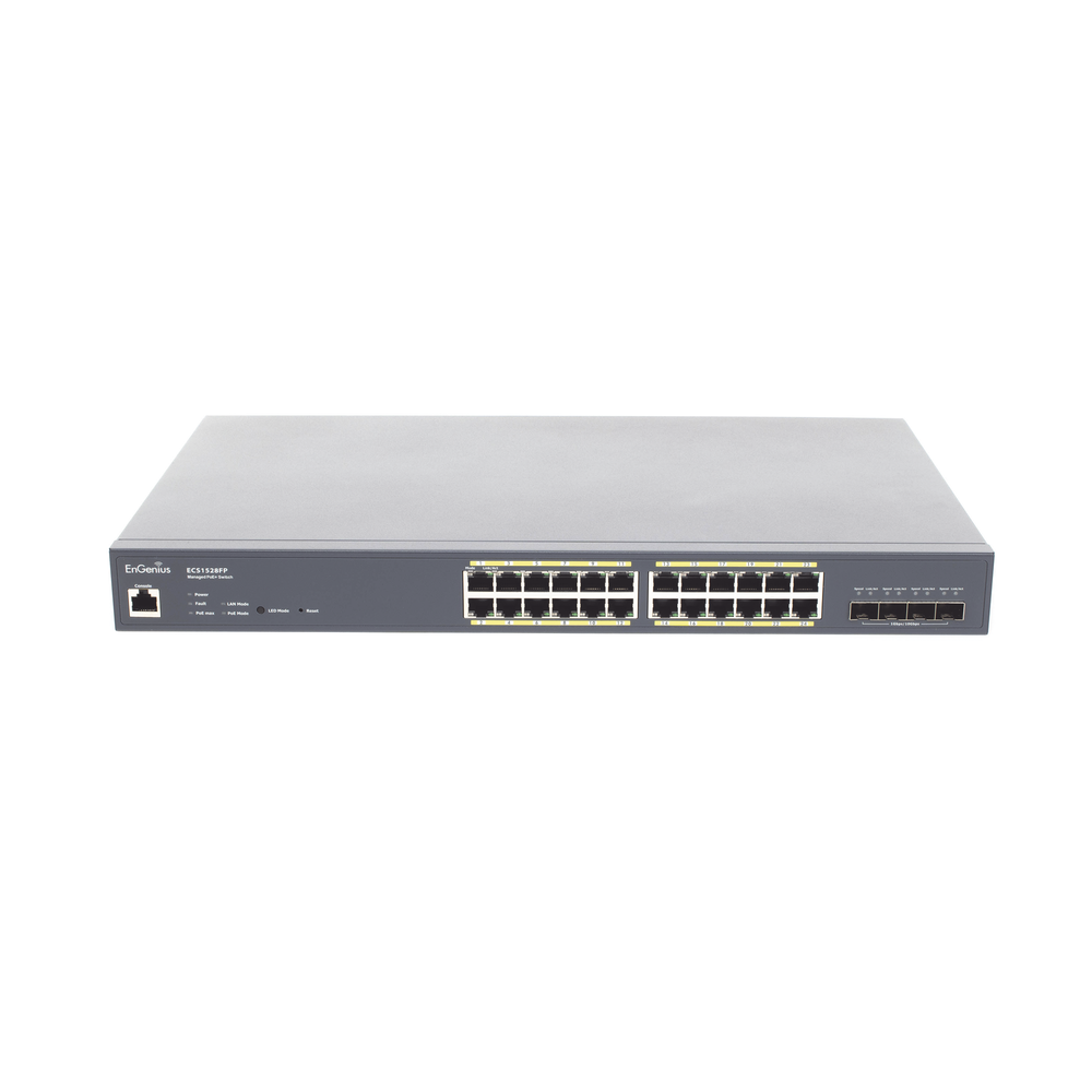 24-Port 410W Cloud-Managed Gigabit PoE+ Switch