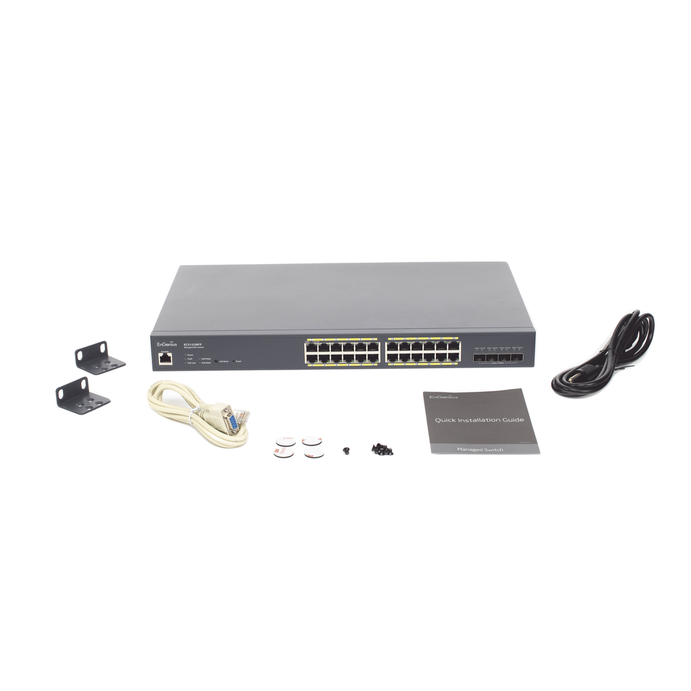 24-Port 410W Cloud-Managed Gigabit PoE+ Switch