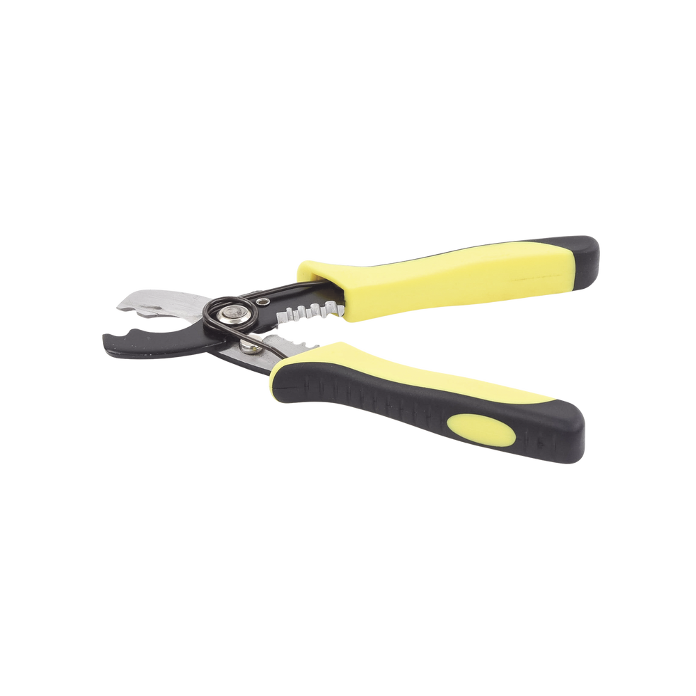 Wire Stripper (8-14 AWG) and Cable Cutter (2/0 AWG Max.) High-Precision Design. Ergonomic Handle.