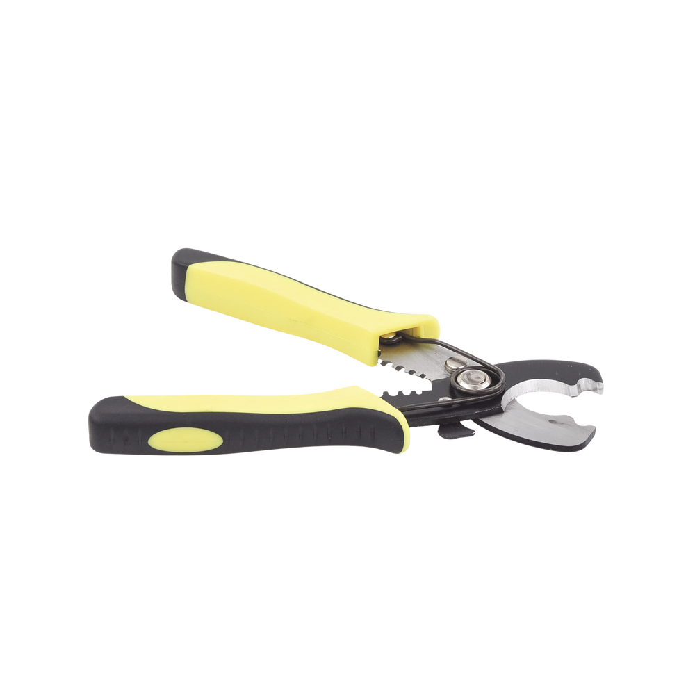 Wire Stripper (8-14 AWG) and Cable Cutter (2/0 AWG Max.) High-Precision Design. Ergonomic Handle.