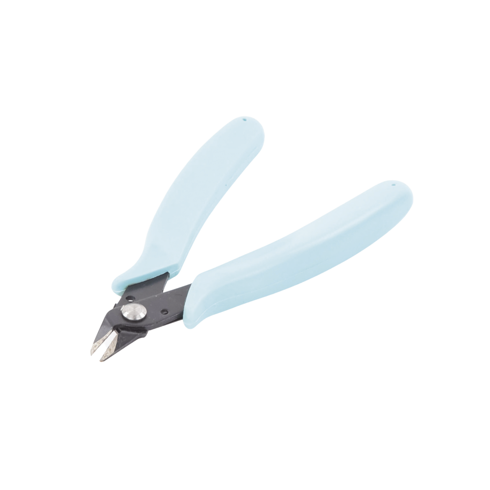 Pinza De Corte Micro de 5" (125 mm). Acero c/mango Ergonómico de PVC. Uso Electrónico. Corte al Ras.