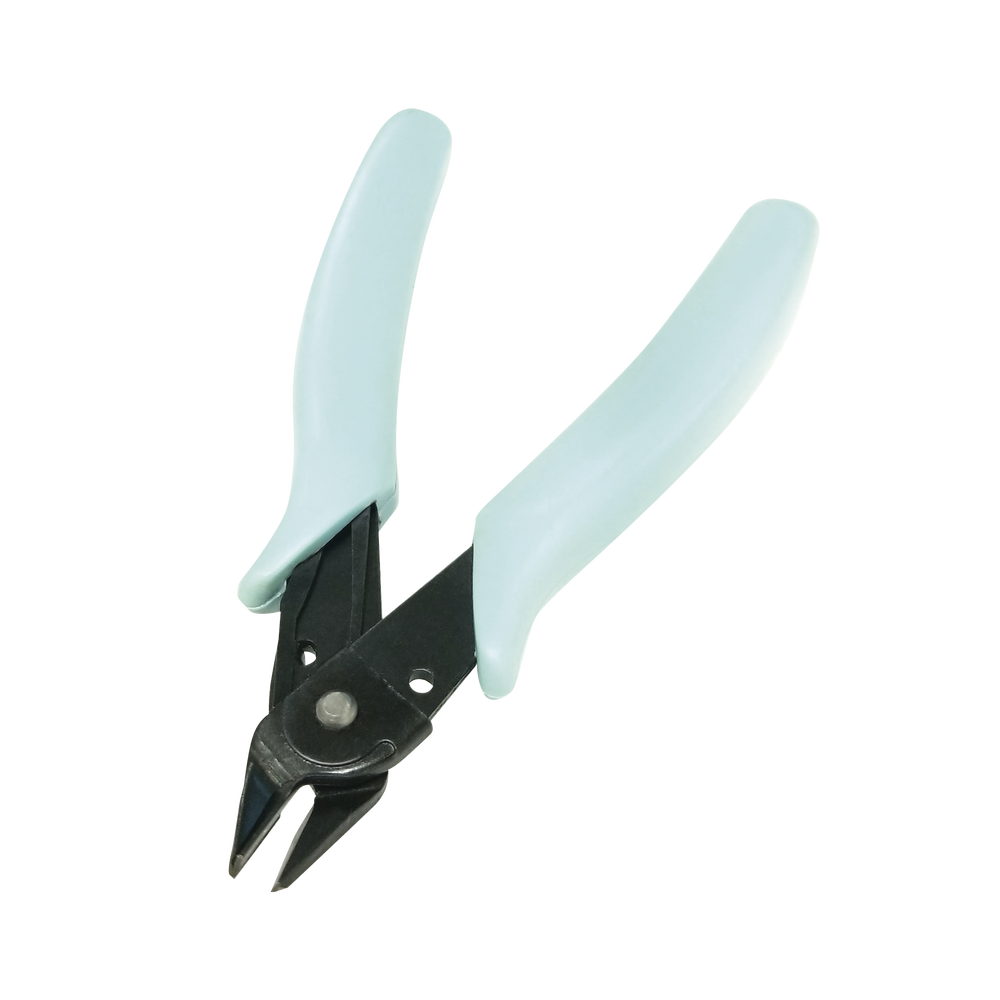 Pinza De Corte Micro de 5" (125 mm). Acero c/mango Ergonómico de PVC. Uso Electrónico. Corte al Ras.