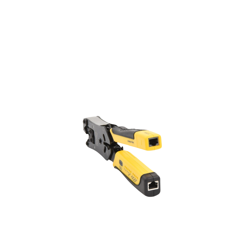 3-in-1 Pliers: Wire Stripper/ Terminator/ UTP Tester. Modular Test Plug for RJ45/RJ11/RJ22.