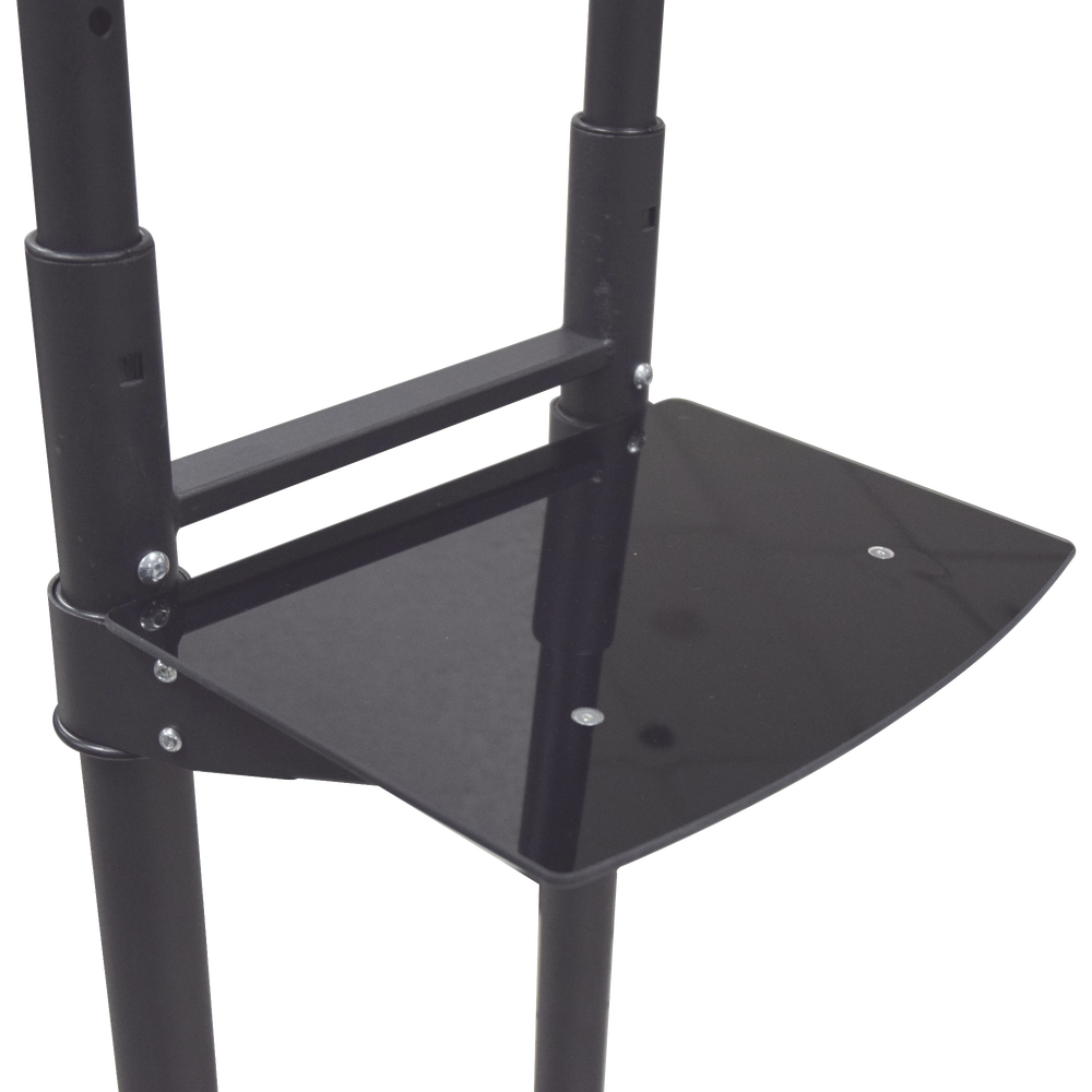 Monitor Stand with Wheels / Compatible with Monitors from 32" to 65" / Base for Placing Additional Accessories / VESA 600 x 400