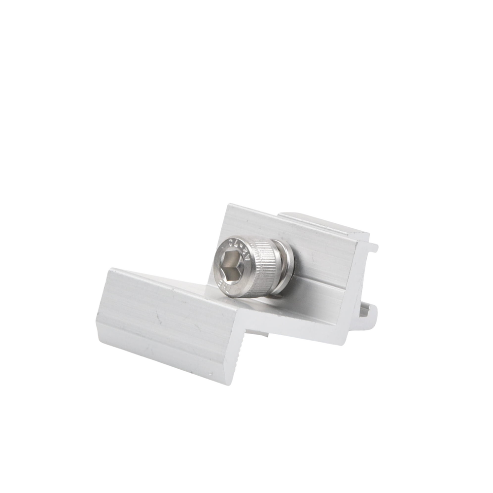 30mm end bracket for mounting solar panels on rail7