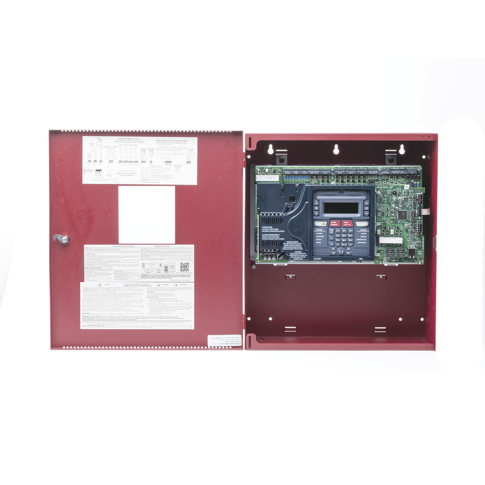 Addressable Fire Detection Panel / 318 Points: 159 Detectors and 159 Modules / Expandable up to 954 Points / 4 NACs / Without Communicator