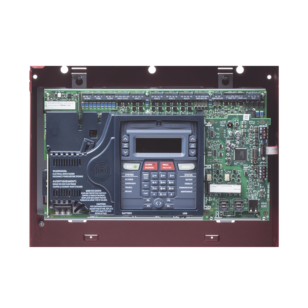 Addressable Fire Detection Panel / 198 Points: 99 Detectors and 99 Modules / 4 NACs / With Communicator