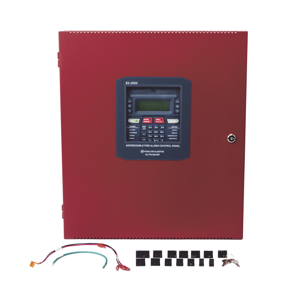 Addressable Fire Detection Panel / 50 Points in Any Combination of Detectors and Modules / 2 NACs / With Communicator