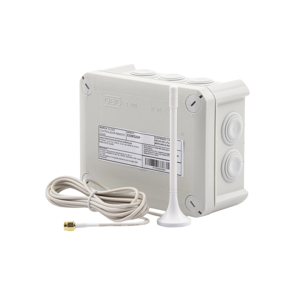 Controlador remoto 3G / Activación por medio de CELULAR (APP o LLAMADA) / Marcador / Caja Nema IP67 / 2000 Usuarios