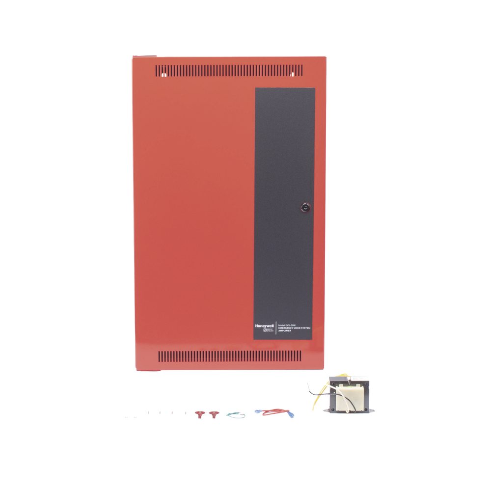 50-watt amplifier with 4 paging circuits for Silent Knight 6000 Series panels