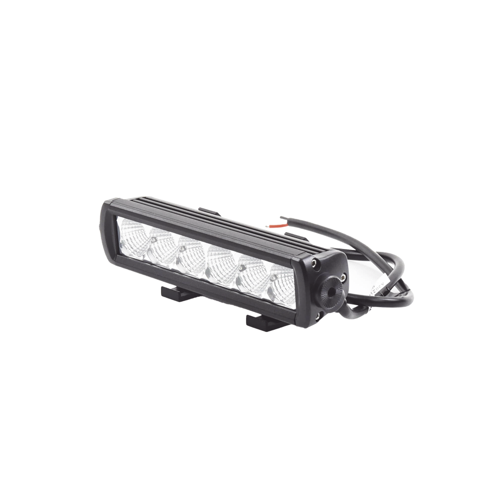 Single-row, clear LED bar, 12-24 VDC, 9 inches long, 2175 lumens, permanent mount