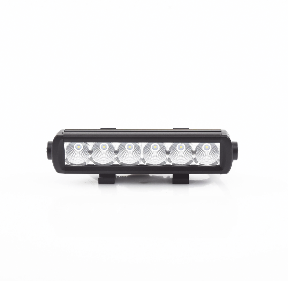 Single-row, clear LED bar, 12-24 VDC, 9 inches long, 2175 lumens, permanent mount