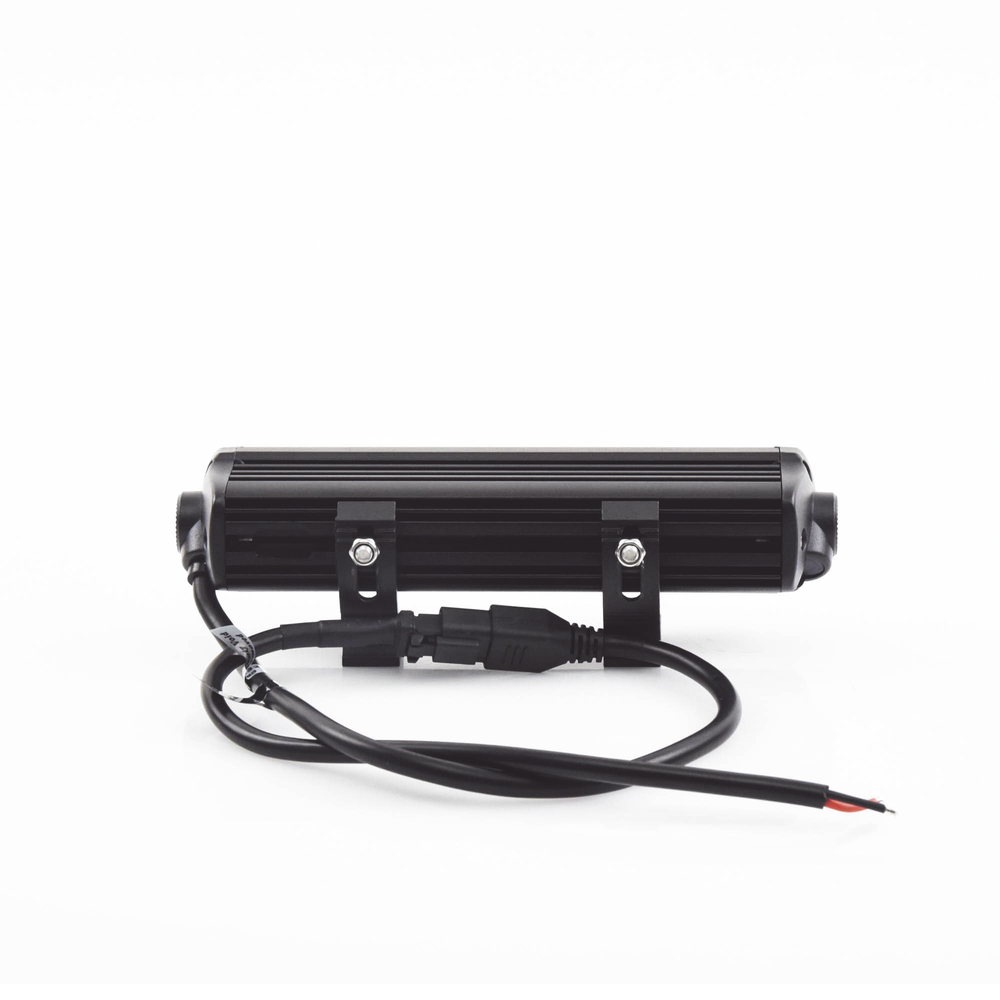 Single-row, clear LED bar, 12-24 VDC, 9 inches long, 2175 lumens, permanent mount
