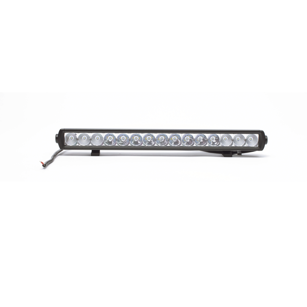 Single-row, clear LED bar, 12-24 VDC, 20 inches long, 2175 lumens, permanent mount