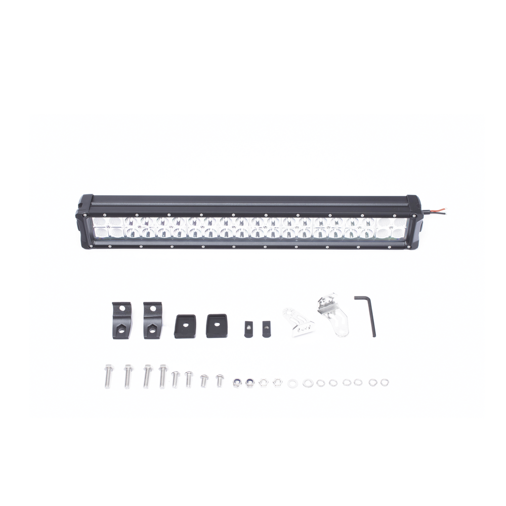 Double row LED bar, 25 inches, 12-24 Vcd, 4750 Lumens
