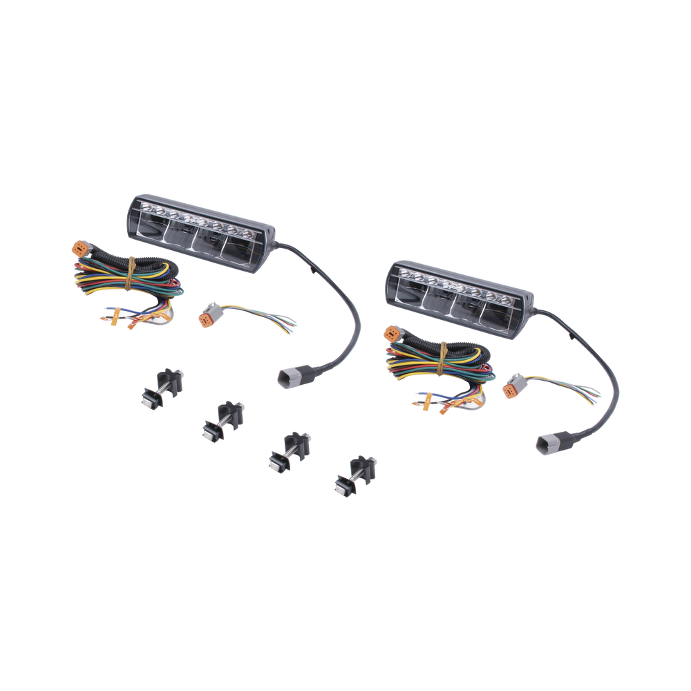 Luz LED de trabajo DOT, 12-24 V, con arnés de 10'