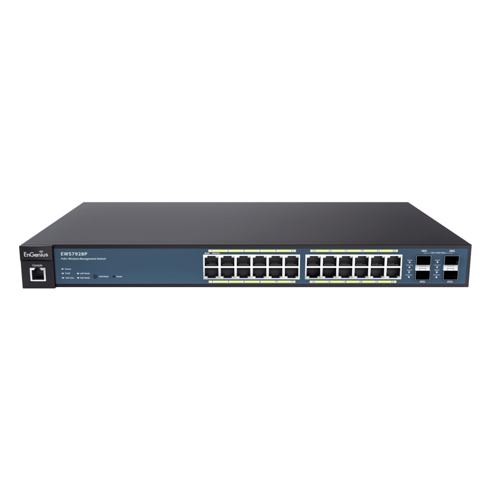 Controlador switch PoE Serie Neutron 24 puertos, (Soporta hasta 50 Puntos de Acceso de la Serie Neutron)