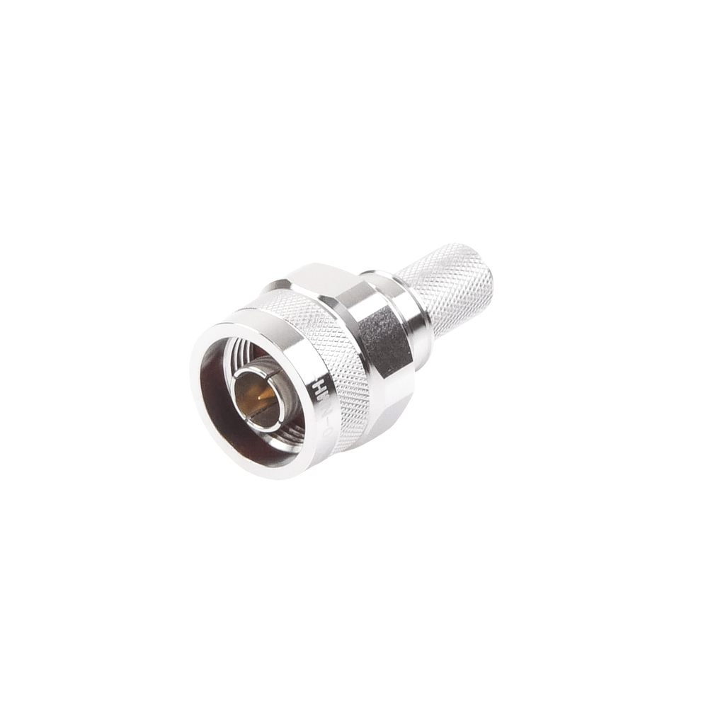 N Male Foldable Hex Connector with Captive Pin for RG8 Cables