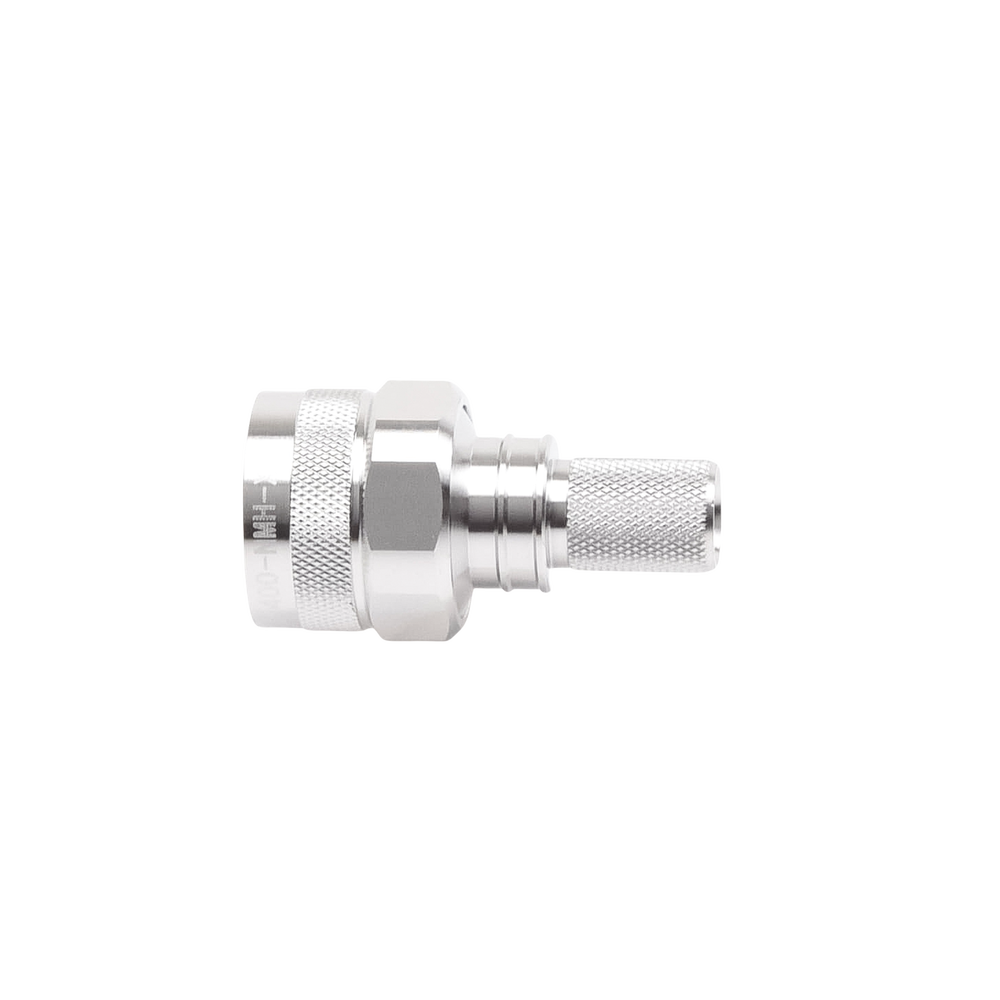 N Male Foldable Hex Connector with Captive Pin for RG8 Cables