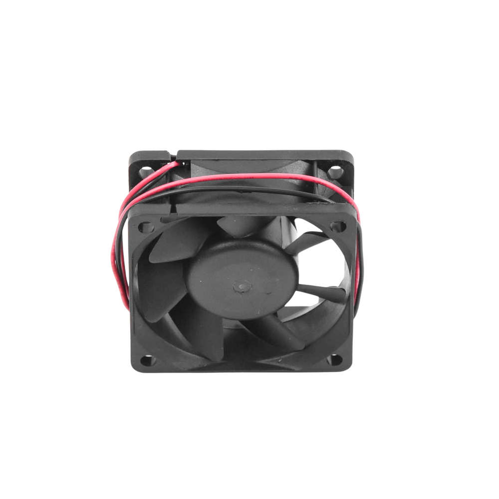Ventilador Anticondensante Axial Cuadrado, 60x60x25 mm, 24 Vcd, 4500 RPM, 2.9 W, 0.12 A, Flujo de Aire de 25.0 CFM, Unión Sellada.