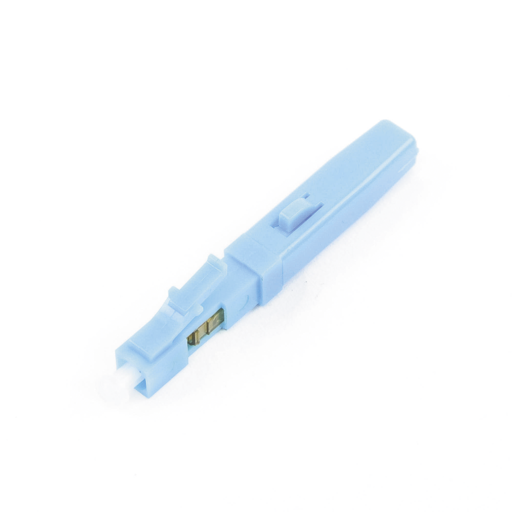 Field-Installable, Single-Mode, LC/UPC, Pre-Polished, Re-Terminatable Quick Connector for Flat Drop Fiber