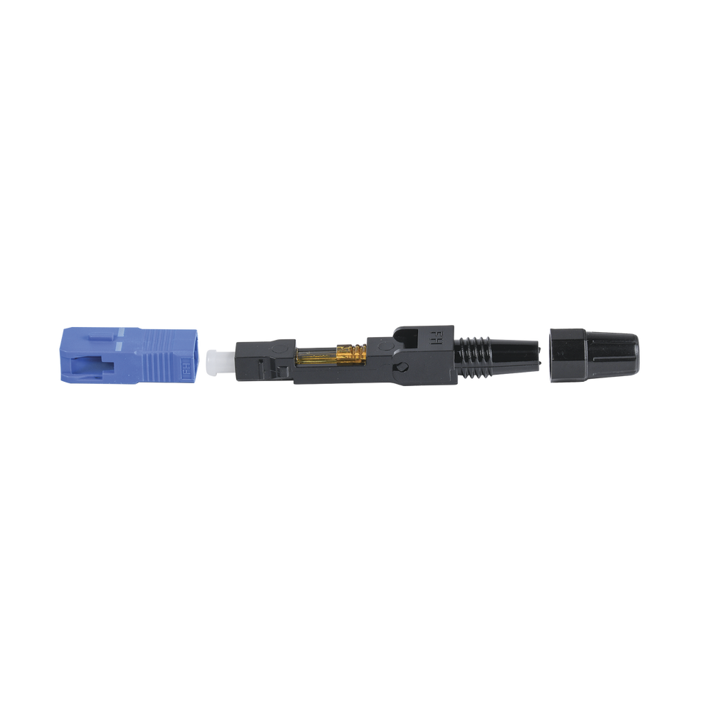 Field-Installable Quick Connector, Single-Mode, SC/UPC, Pre-Polished, Re-Terminatable, Ideal for FTTx Applications
