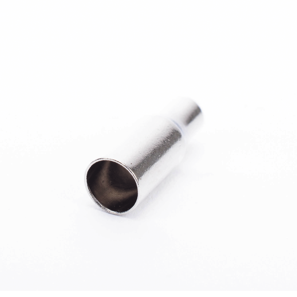 Nickel-plated replacement ferrule for Group B1 cables, such as RFB-1106-5 or RFT-1212-B1 connectors.