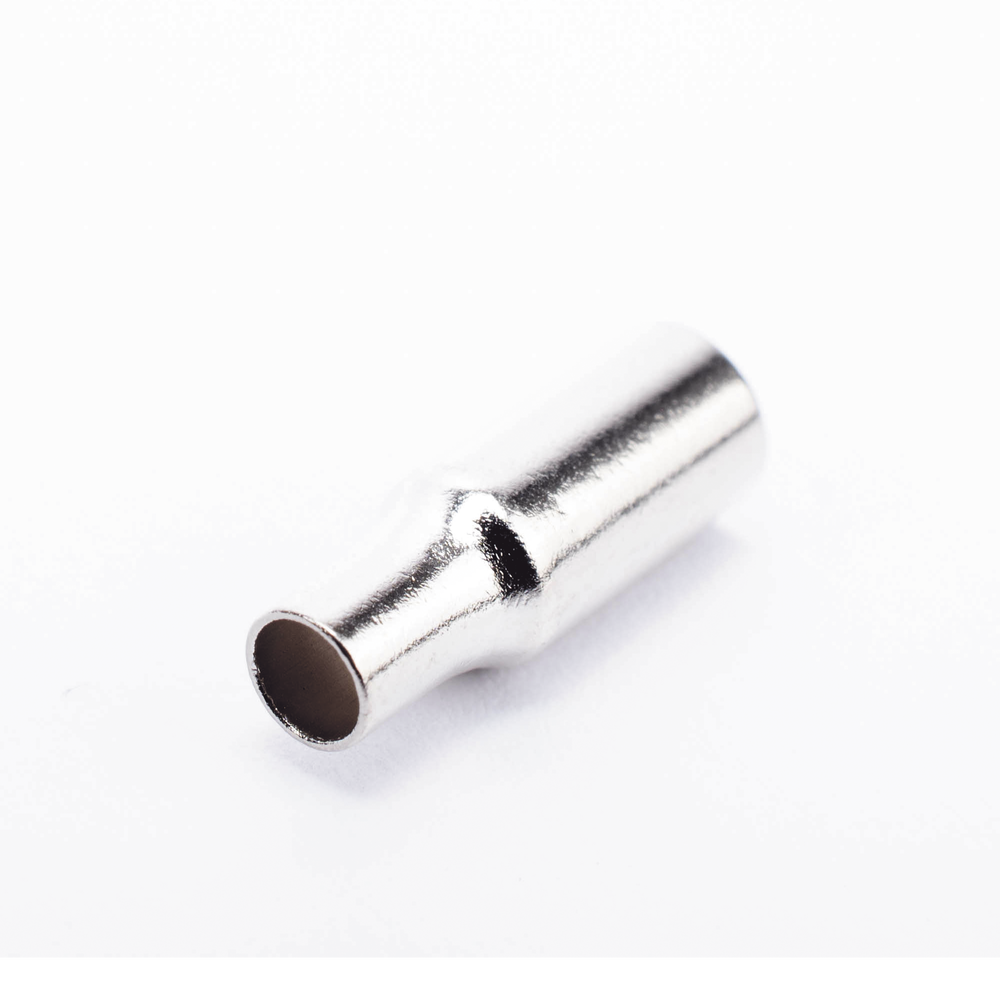 Nickel-plated replacement ferrule for Group B1 cables, such as RFB-1106-5 or RFT-1212-B1 connectors.