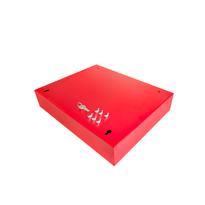 GABINETE PARA TELEFONOS DE BOMBEROS (MONTAJE EN SUPERFICIE), CON CAPACIDAD PARA HASTA CINCO TELÉFONOS, ROJO