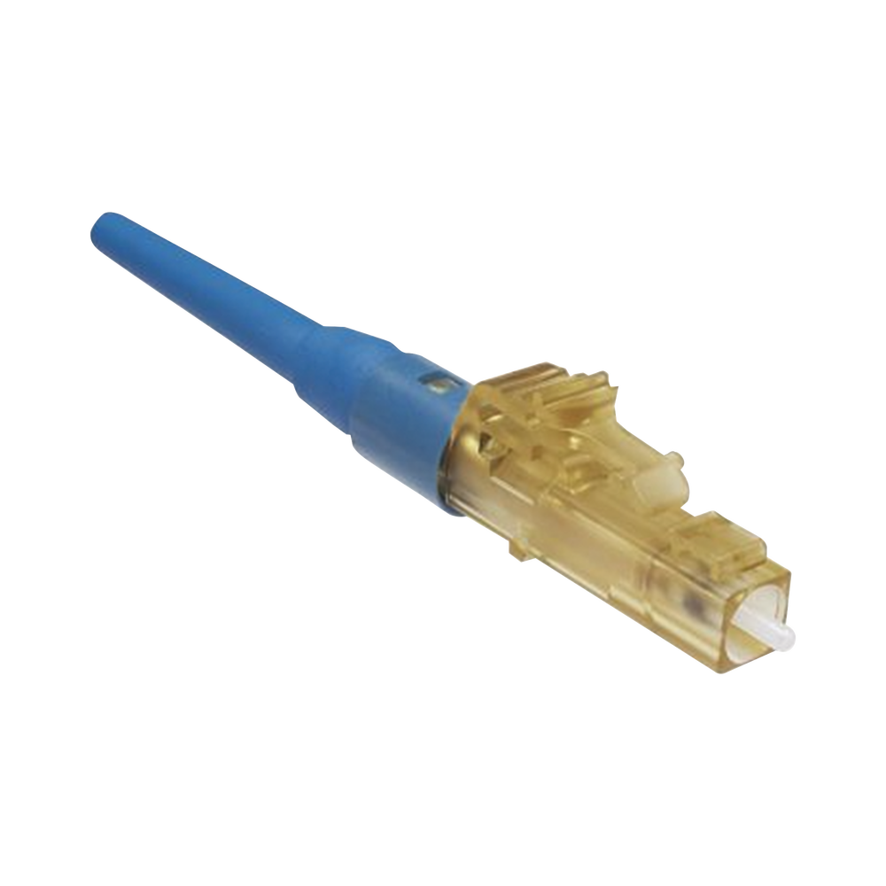OptiCam LC Simplex Fiber Optic Connector, Singlemode 9/125 OS2, Pre-polished, Blue