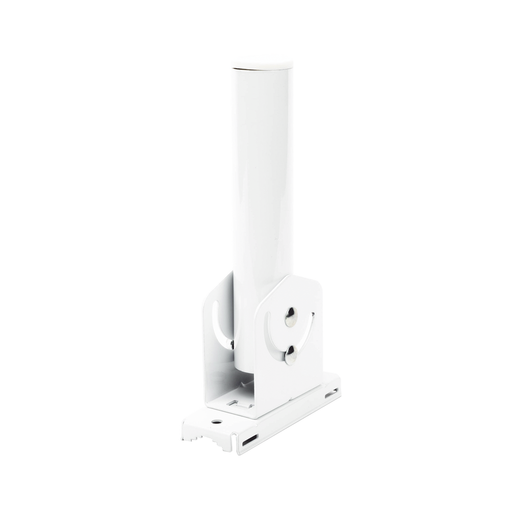 Flexible universal mount for pipe or pole, compatible with any equipment