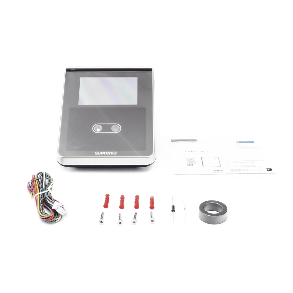 FaceStation 2 MultiClass SE Dual RFID Bluetooth Facial Reader (125KHZ EM HID PROX 13.56MHZ Mifare DesFire / EV1 FELICA ICLASS S) Compatible with BioStar2