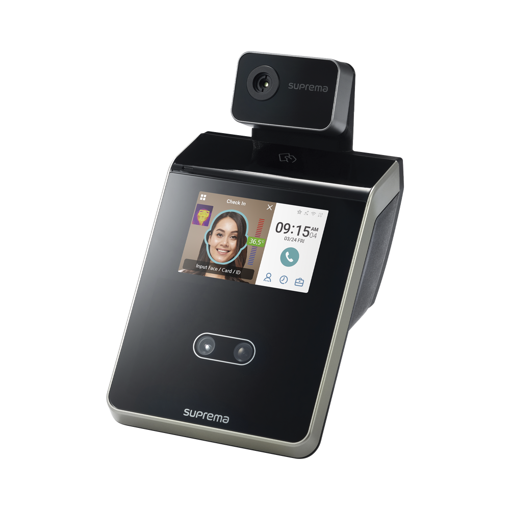 FaceStation 2 Facial Reader / High Temperature Notification / Bluetooth MultiClass SE Dual RFID (125KHZ EM HID PROX 13.56MHZ Mifare DesFire / EV1 FELICA ICLASS S) Compatible with BioStar2