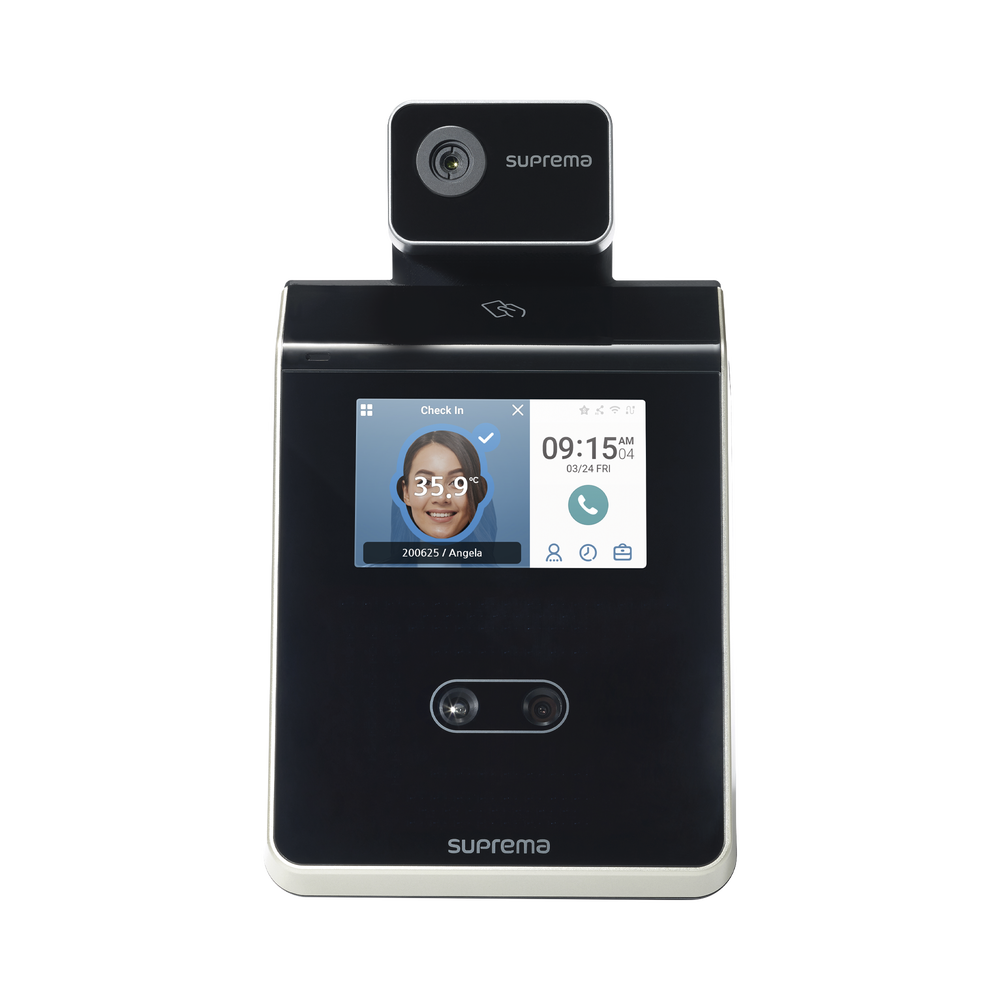 FaceStation 2 Lector Facial/ Notificación por Temperatura Alta / Bluetooth MultiClass SE Dual RFID (125KHZ EM HID PROX 13.56MHZ Mifare DesFire / EV1 FELICA ICLASS S) Compatible con BioStar2