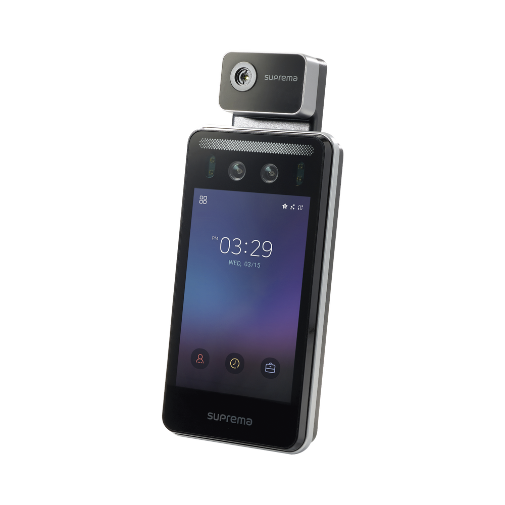 Face Station F2, Facial Reader / Temperature Notification / RFID (125kHz EM & 13.56 Mhz MIFARE) compatible with SEOS and BioStar2