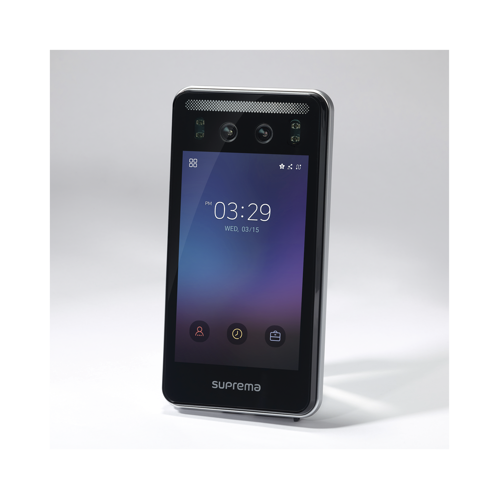 Face Station F2 with Face Mask Detector / Face Reader / Mobile Card Reader and RFID Card Reader (125kHz EM & 13.56Mhz MIFARE) / Compatible with BioStar2