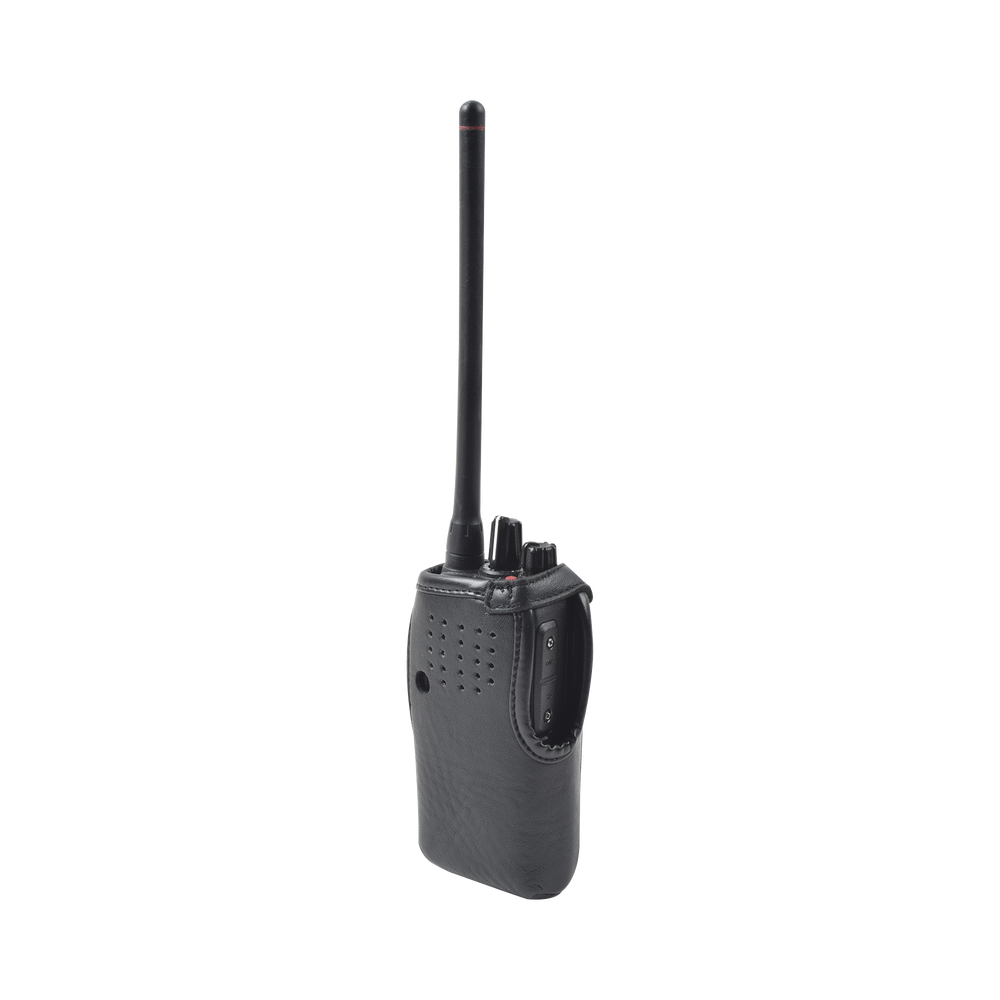 Funda Reforzada de Piel con correas para IC-F1000D/01, IC-F2000D/01 u IC-F2000D/12.
