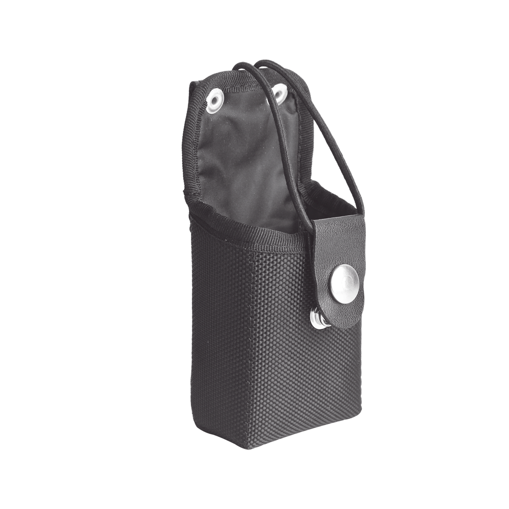 Funda Reforzada de Nylon para Cinturón con Correa y Boche Frontal, Estándar en la Mayoría de los Radios IC, TK, NX, etc.