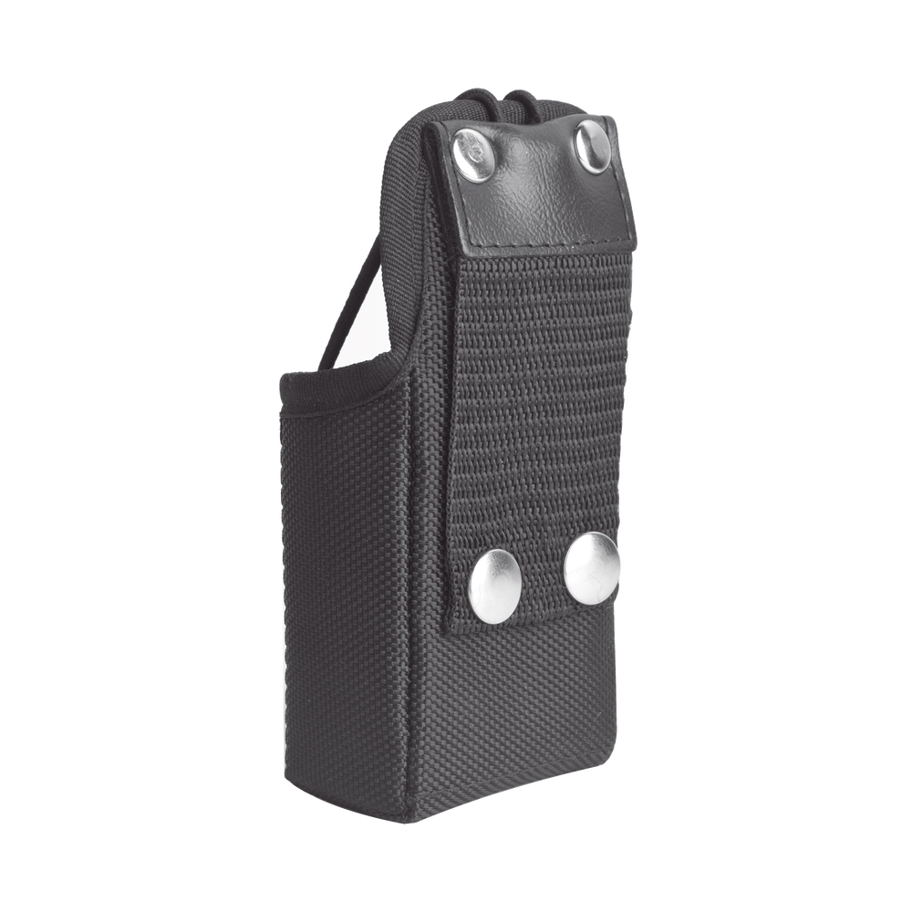 Funda Reforzada de Nylon para Cinturón con Correa y Boche Frontal, Estándar en la Mayoría de los Radios IC, TK, NX, etc.